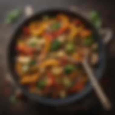 Vibrant Vegetable Stir-Fry An assortment of colorful vegetables in a vibrant stir-fry