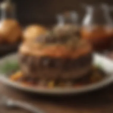 A historical depiction of haggis in Scottish culture