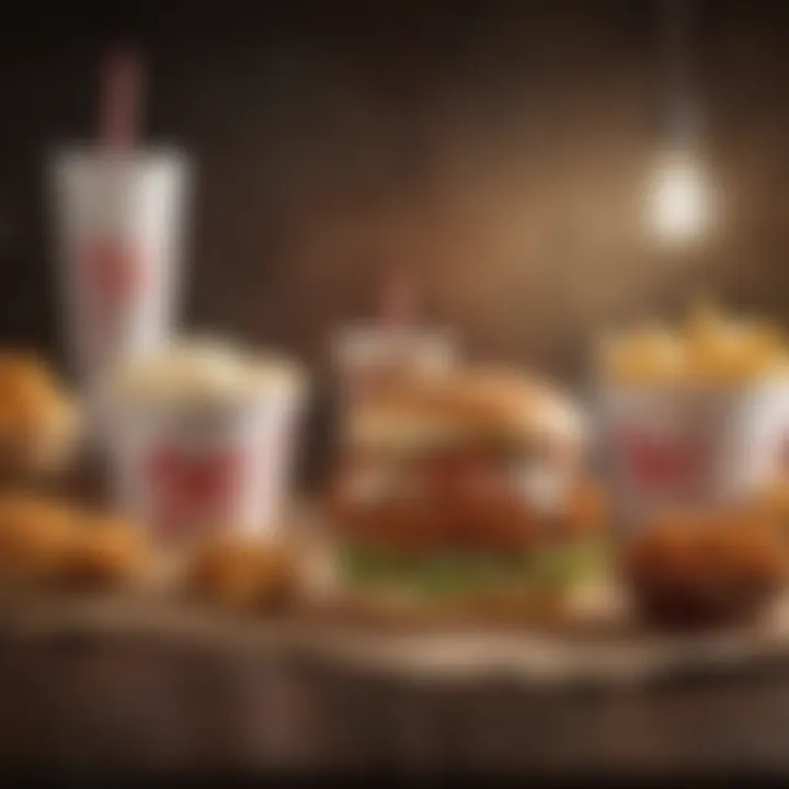 KFC menu highlighting lighter meal selections