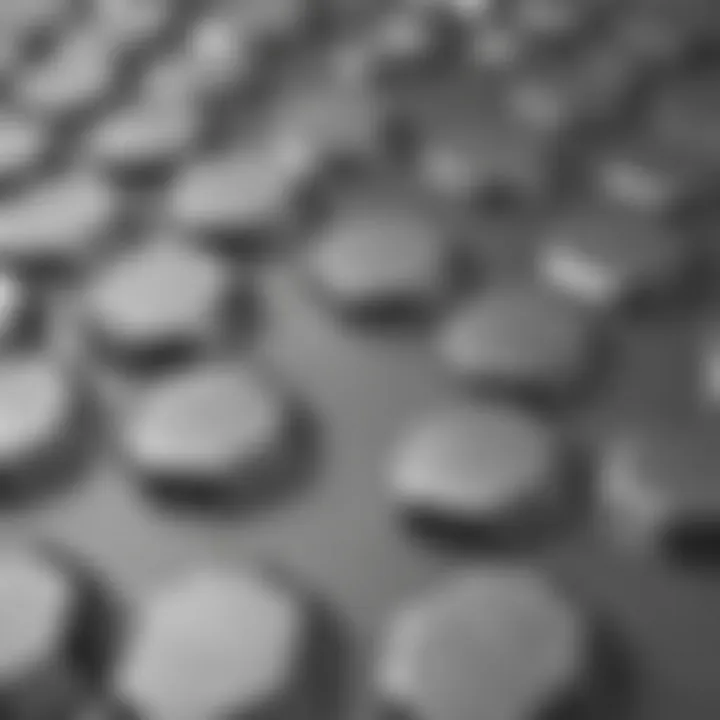 Close-up of Hexclad material highlighting texture and durability