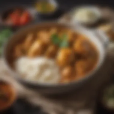 A Journey Through Flavor: Chicken Curry Exotic Instant Pot chicken curry served with rice
