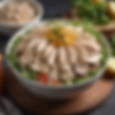 Healthy Chicken Salad Made Easy A vibrant bowl of healthy Instant Pot chicken salad