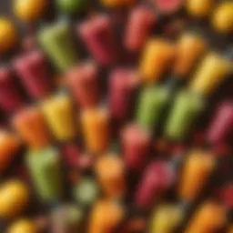 Colorful assortment of Jamba Juice beverages showcasing freshness