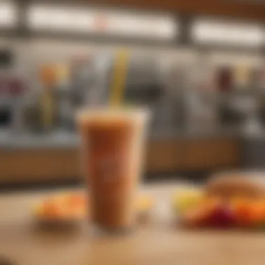 Streamlined Ordering with Jamba Juice to Go Convenient ordering experience through Jamba Juice app interface