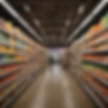 Interior view of a Japanese supermarket showcasing vibrant products