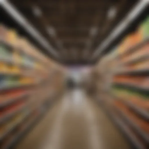 Interior view of a Japanese supermarket showcasing vibrant products