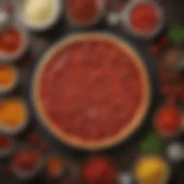 Fresh Ingredients Behind the Flavor Fresh ingredients laid out to highlight the quality of Lou Malnati's sauce