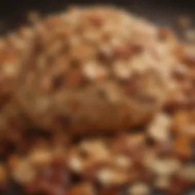 A close-up of a nutritious low-calorie snack