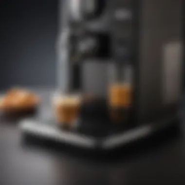 Intuitive Control Panel of Nespresso-Compatible Machines User-friendly control panel of modern coffee machine