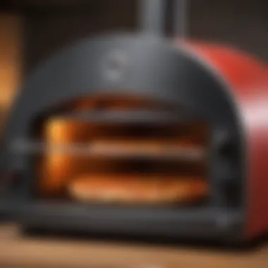 A modern electric pizza oven highlighting advanced technology