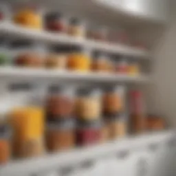 Elegant display of Rubbermaid Brilliance pantry containers