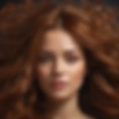 Symbol of Hair Health and Vitality A lush head of hair, symbolizing health and vitality, enhanced by natural ingredients.