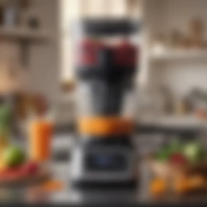 A user-friendly blender with intuitive controls and settings