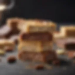An assortment of keto bars showcasing various flavors