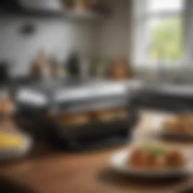 Showcase of completed dishes using the grill