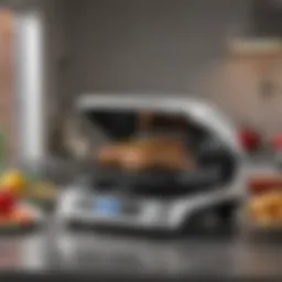 Sleek design of George Foreman Electric Grill