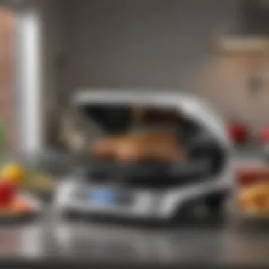 Sleek Design of the George Foreman Electric Grill Sleek design of George Foreman Electric Grill