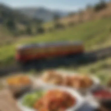 Nature's Beauty En Route to Culinary Delight Scenic landscapes surrounding the Napa Valley