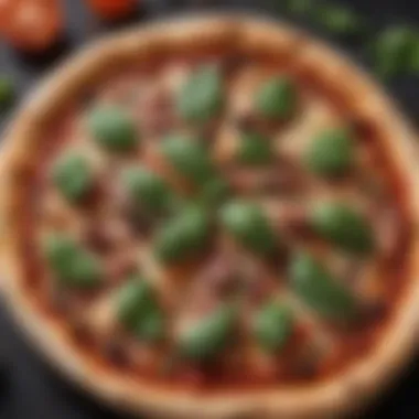 The Art of Neapolitan Pizza: Tradition and Taste A Neapolitan pizza with a perfectly charred crust and fresh basil
