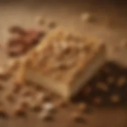 Close-up of the Planters Peanut Bar showcasing its texture and ingredients