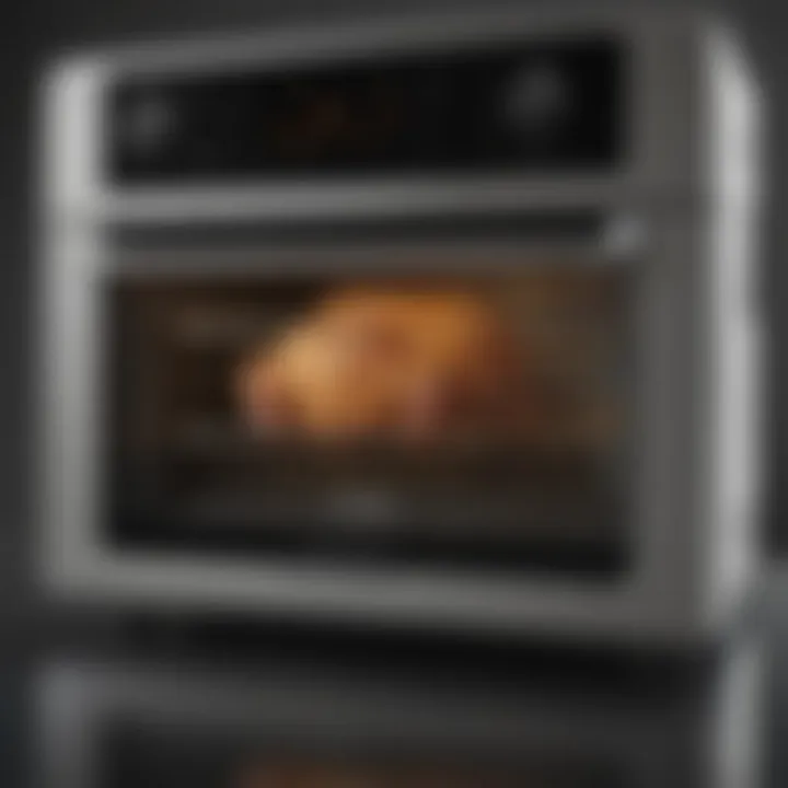 West Bend air fryer oven showcasing its sleek design and control panel