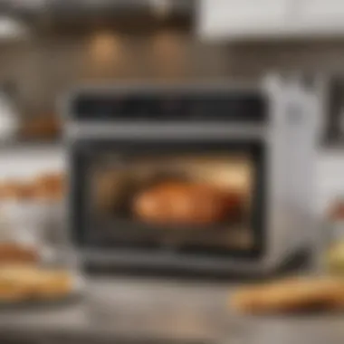 User-friendly interface of the West Bend air fryer oven displayed