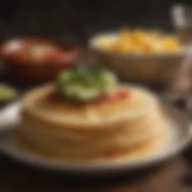 Incorporating Cheese Tortillas into Meal Plans Cheese tortillas incorporated into a meal plan