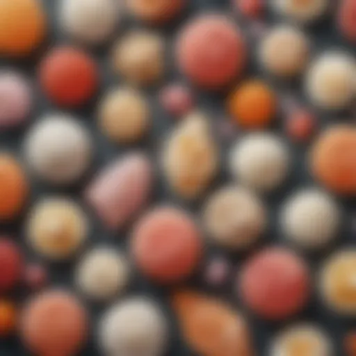 A detailed illustration of different types of collagen