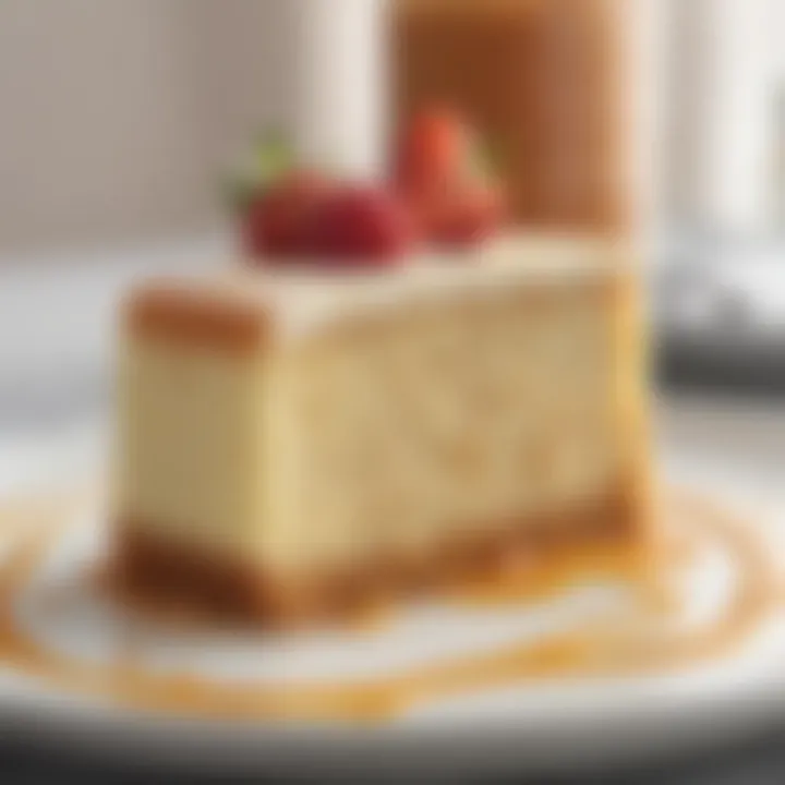 A beautifully plated slice of Tres Leche cake showcasing its creamy texture