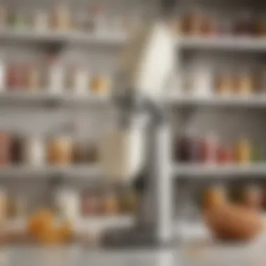 Clean and organized storage of a cream whipper