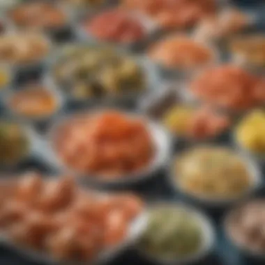 Nutritional Benefits of Seafood Nutritional infographic showcasing seafood benefits