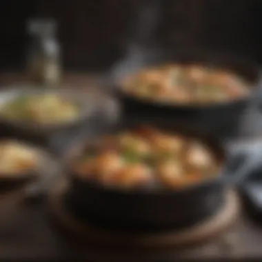 An array of dishes prepared using a cast iron pot, highlighting versatility