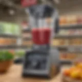 Showcase of Vitamix Ascent series blenders at Costco