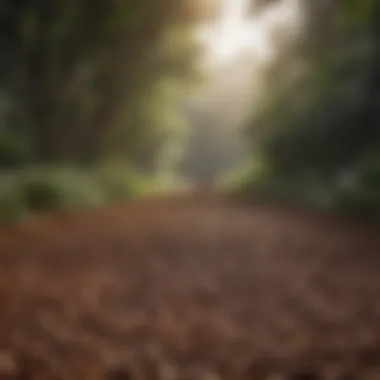 Sustainable Sourcing of Coffee Beans A serene coffee farm where beans for water decaffeinated coffee are sustainably sourced.