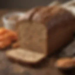 Ezekiel bread with grains and seeds