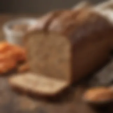 Ezekiel bread with grains and seeds