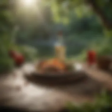 Tranquility and Heart Health A serene landscape representing tranquility and stress reduction