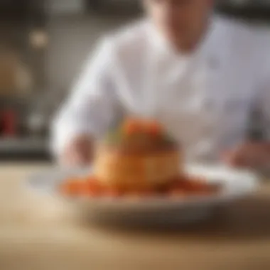 Modern Culinary Artistry A dish exemplifying modern culinary art
