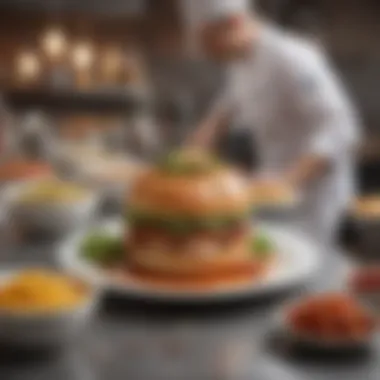 A diverse array of culinary creations from various cultures