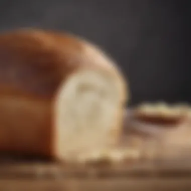 Freshly baked bread showcasing perfect texture and consistency