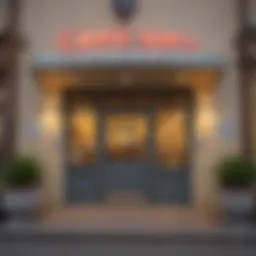 Exterior view of Gardena Bowl Cafe showcasing its inviting entrance