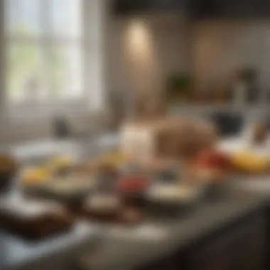 Exploring Meal Delivery Options A modern kitchen where high protein meal delivery boxes are unpacked.