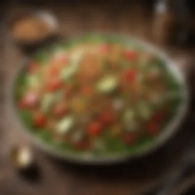 Wheat Berries Salad A vibrant salad incorporating wheat berries and fresh vegetables