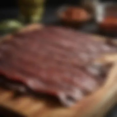 Traditional drying methods for jerky