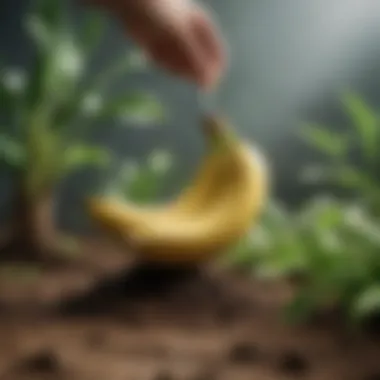 Timing Fertilizer Application for Optimal Growth Diagram illustrating the timing of fertilizer application for banana plants