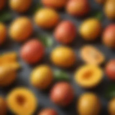 Fresh Ripe Mangoes Fresh ripe mangoes arranged aesthetically
