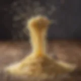 Freshly grated Parmesan cheese for Alfredo pasta
