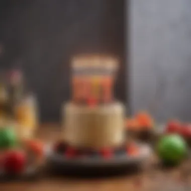 A creative DIY birthday decoration showcasing a unique theme