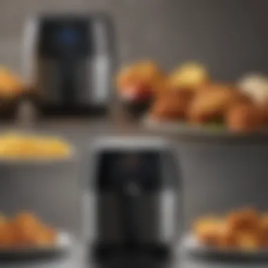 Comparison chart of Instant Pot Air Fryer with other models