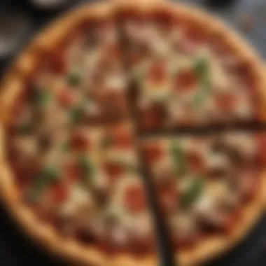 Innovative Keto Pizza Crusts An array of innovative keto pizza crusts made from alternative ingredients